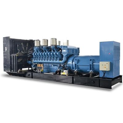 1900KW 2400KVA MTU 12V4000G63 Gerador de motor a diesel com MP-A-1900 Alternador 380V